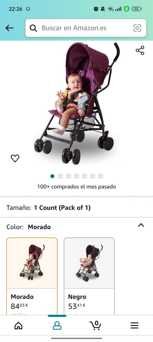 Carrito bebé paseo