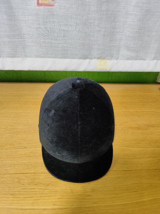 Casco para hípica terciopelo negro
