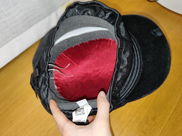 Casco para hípica terciopelo negro