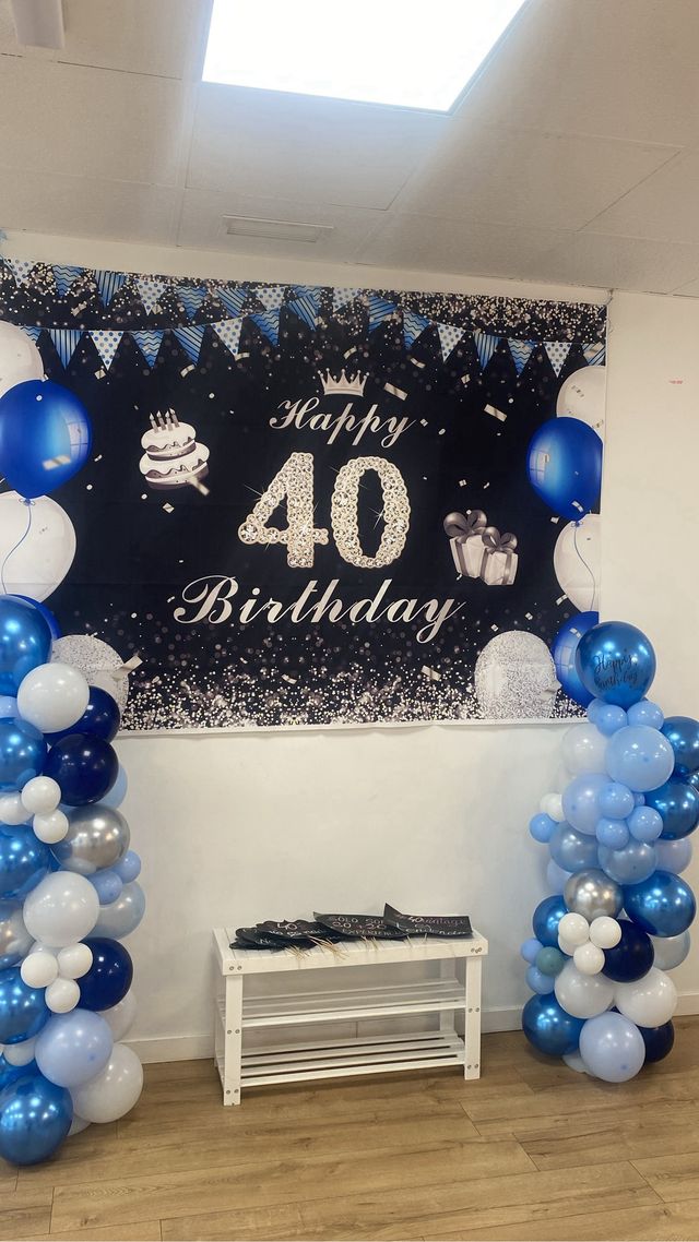 decoracion 40 cumpleaños