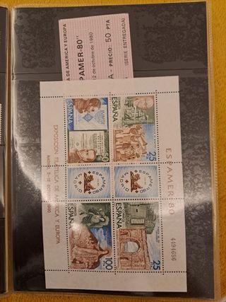 Sellos de Correos. Emisiones 1980