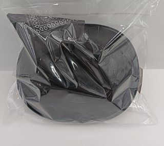 2pcs Sombrero Cowboy Pañuelo Vaquero Adulto Negro