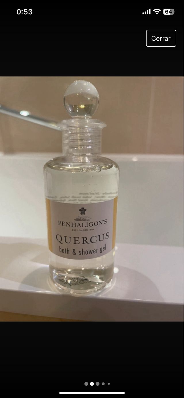 penhaligon’s. body and shower gel. quercus 