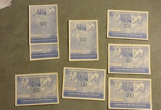 Cromos Varios Panini. Cambios