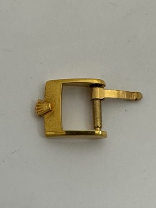 Hebilla Rolex 10 mm chapada en oro
