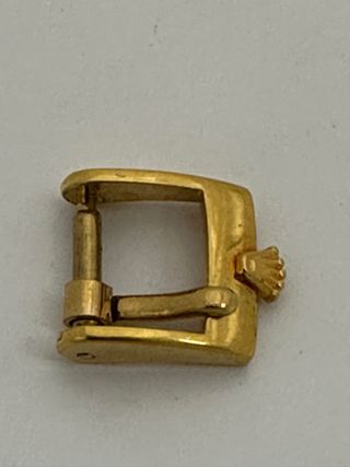 Hebilla Rolex 10 mm chapada en oro