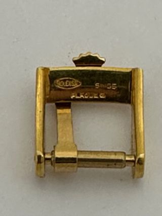 Hebilla Rolex 10 mm chapada en oro