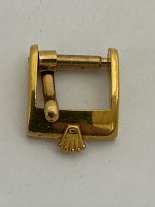 Hebilla Rolex 10 mm chapada en oro