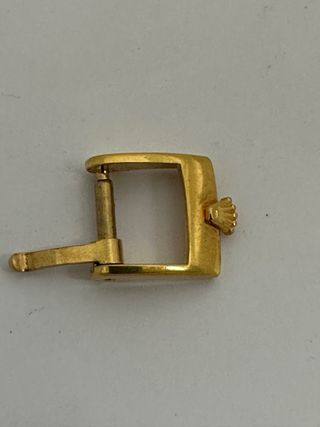 Hebilla Rolex 10 mm chapada en oro