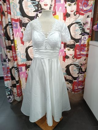 Vestido novia vintage