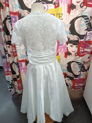 Vestido novia vintage