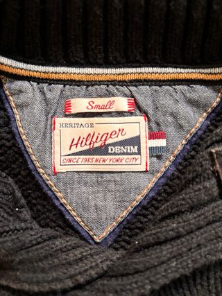 Maglione Nero Tommy Hilfiger Taglia S