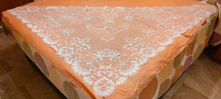 MANTILLA FALLERA BLANCA
