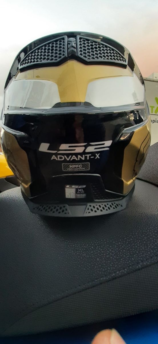 Casco moto LS2 Advant Metryk Black Sand