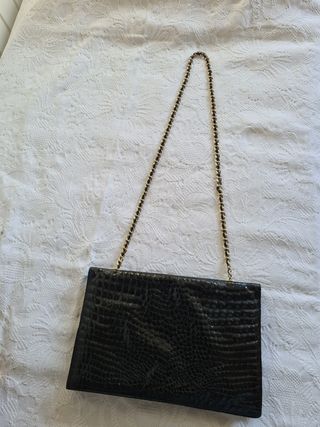 Bolso de fiesta de piel de cocodrilo Charles Jourd