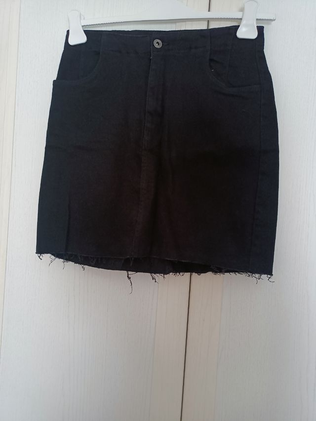 Minigonna cotone/viscosa