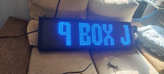 Rotulo led programable 3 colores