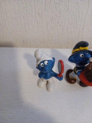 Puffi - pitufos peyo Schleich lotto 3 puffi