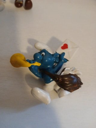 Puffi - pitufos peyo Schleich lotto 3 puffi