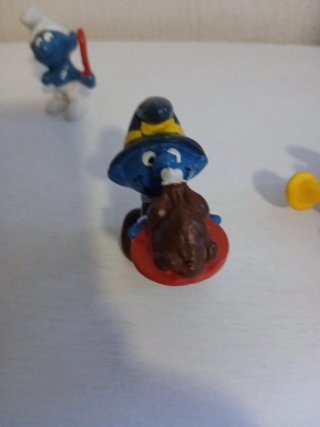 Puffi - pitufos peyo Schleich lotto 3 puffi