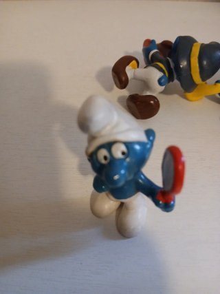 Puffi - pitufos peyo Schleich lotto 3 puffi