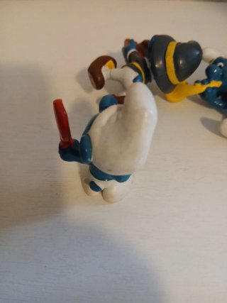 Puffi - pitufos peyo Schleich lotto 3 puffi