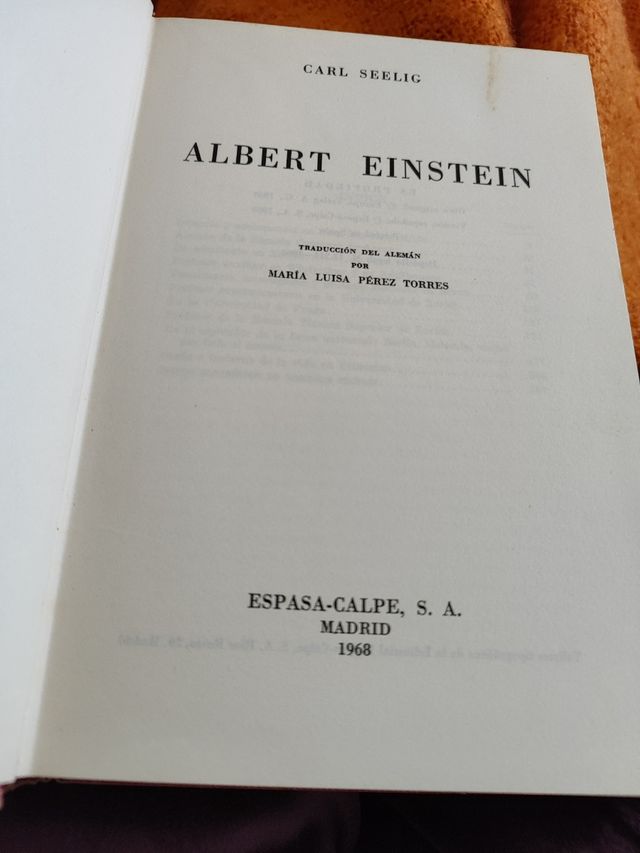 Bonita edición Biografía Albert Einstein