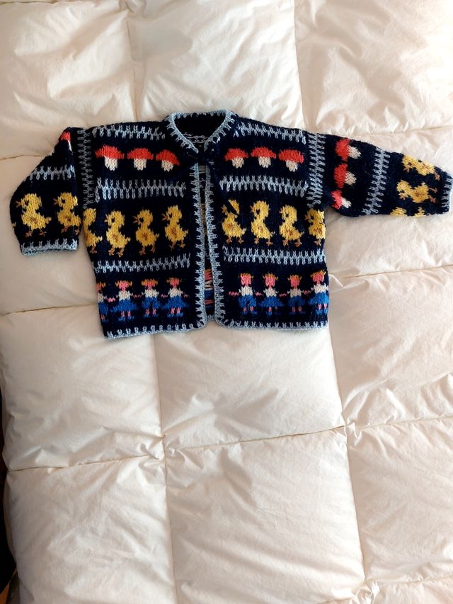 Chaquetilla bebés de 2 a 3 años.Lana.