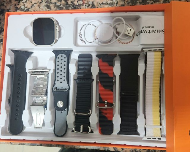 Reloj inteligente whatch rosa o negro