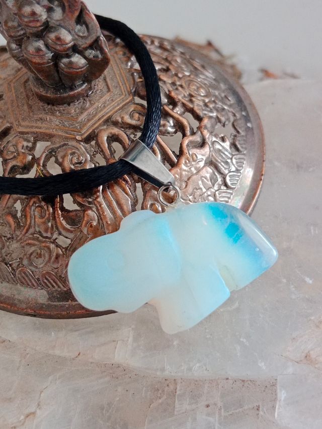 Colgantes elefante piedra varios modelos