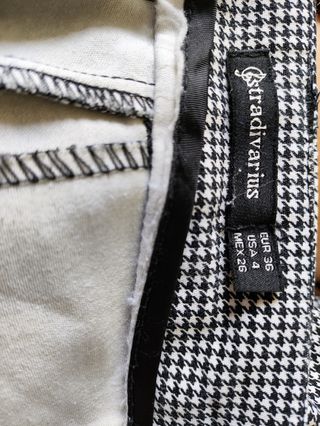 Pantalón Stradivarius Vichy