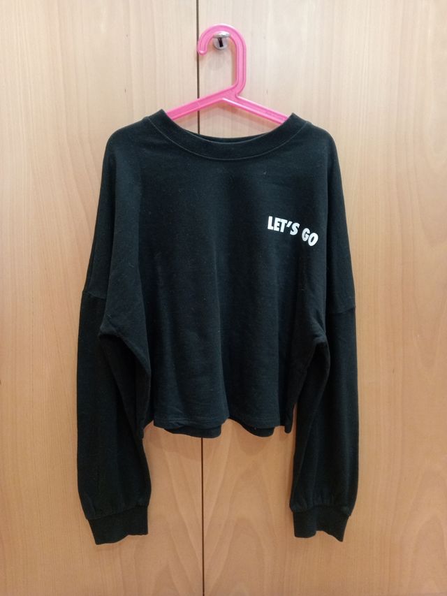 Sudadera corta talla S del terranova