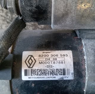 MOTOR ARRANQUE RENAULT KANGOO 1.5 DCI