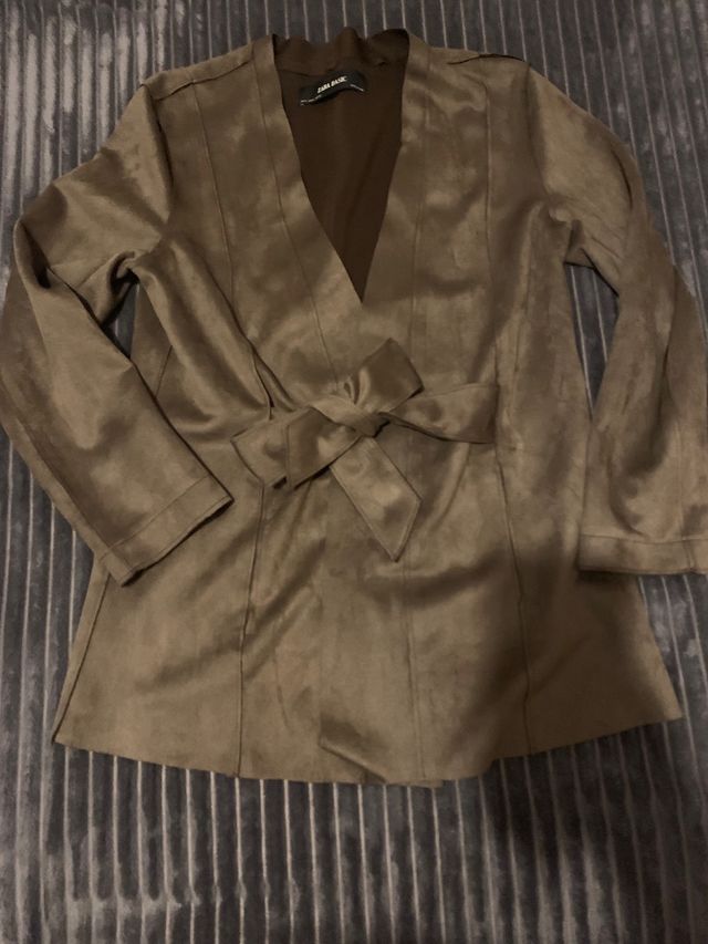 chaqueta verde de antellina 