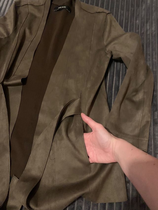 chaqueta verde de antellina 