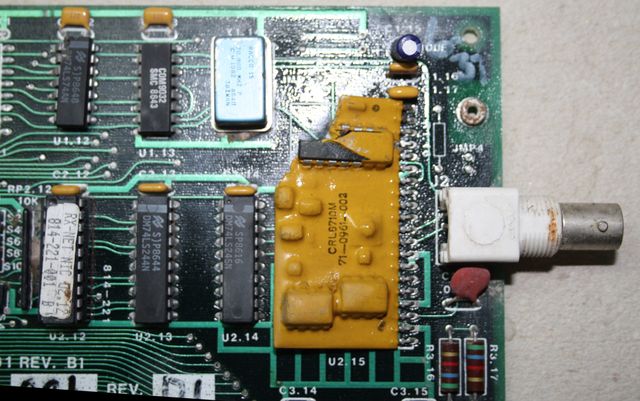 Tarjeta RED NOVELL , bus ISA, averiada.