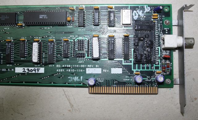 Tarjeta red NOVELL rx-net, BUS ISA, conector BNC.