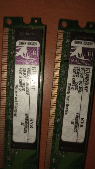2 Tarjeta de Memoria Kingston 
