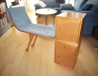 Mueble Auxiliar con 1 Cajón y 2 Huecos con Puerta