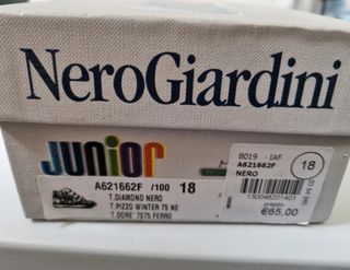 Scarpine neonato 18 NERO GIARDINI