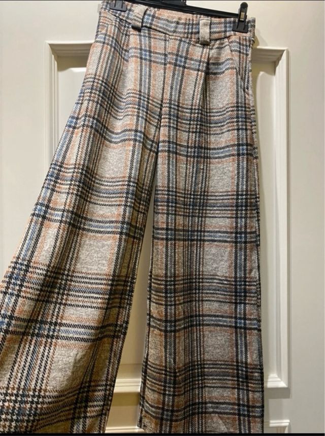 Pantalone a gamba ampia taglia unica