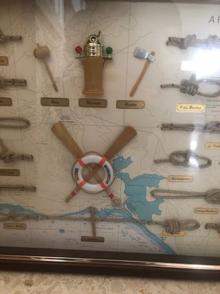 cuadro con nudos marineros