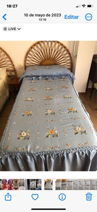 ropa cama