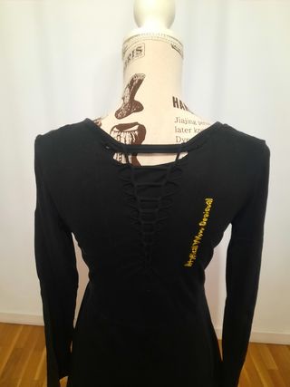 Vestido negro Desigual