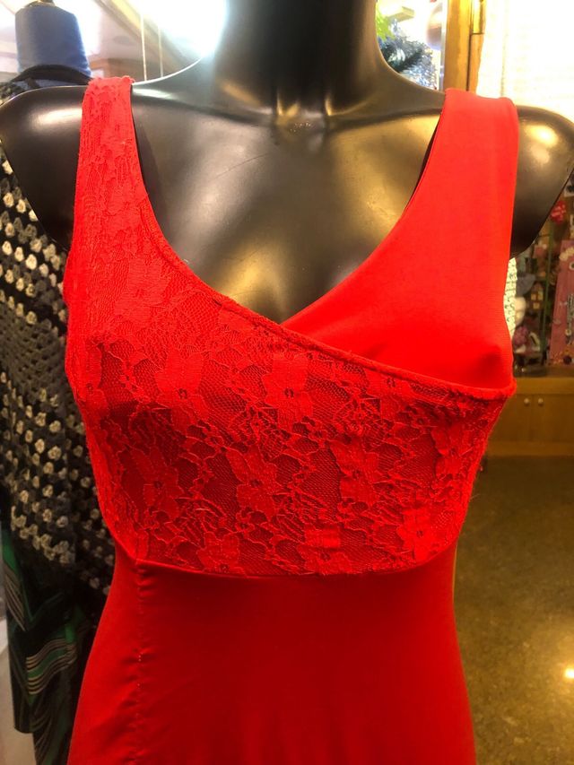 Y2k abito da tango rosso