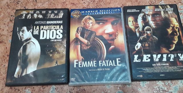 Lote dvd Morgan Freeman y Antonio Banderas