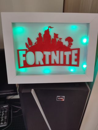 Cuadro letrero fornite