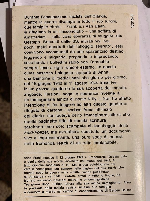 il diario di Anna Frank