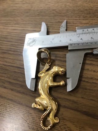 Cartier - Puma espectacular , pieza unica oro14k