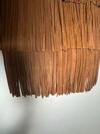 Bolso ante Zara camel con flecos